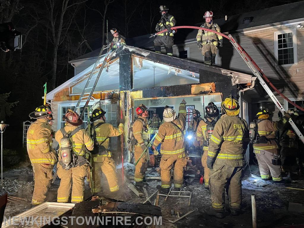 Sunroom Fire - New Kingstown Fire Company